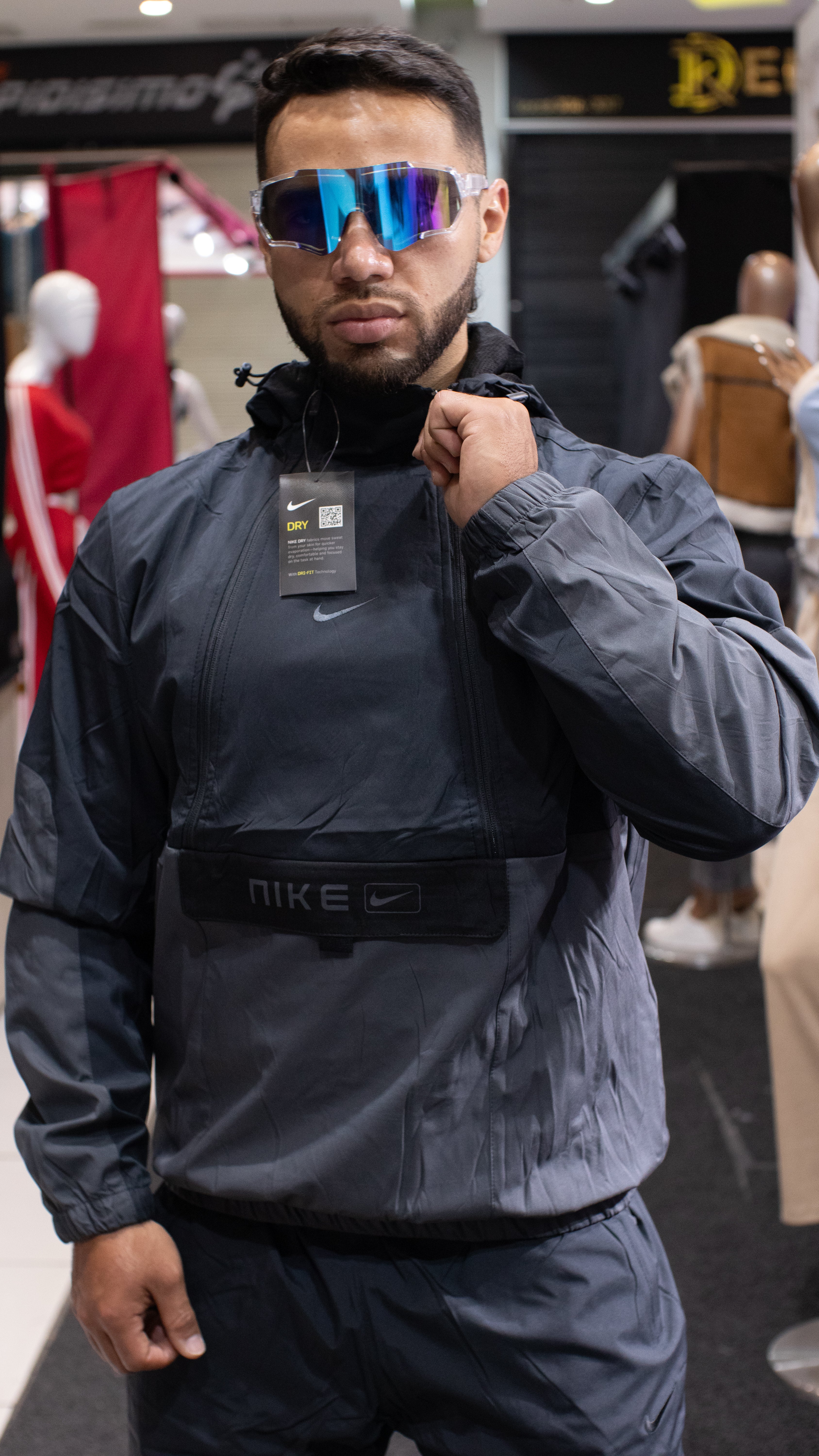 Sudadera Importada Dryfit Gris